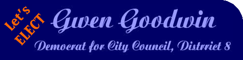 Gwen Goodwin, Democrat for City Council, District 8